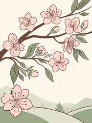 The Petal Fade Vector | Disappearing Blossom Clipart