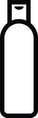 Bottle vector outline. soap bottle - shampoo bottle - Liquid soap - shower gel - lotion.