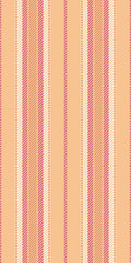Pedding vector lines background, aztec vertical stripe textile. Ittire texture pattern seamless fabric in orange and pink colors.