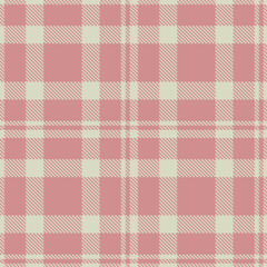 Elegant Smoky light grey & Fire greyish pink Seamless Tartan Textile Design