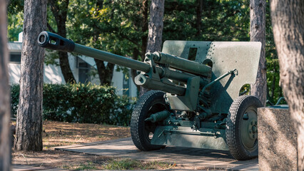 abandoned empty military army fortifications without soldiers war in Ukraine