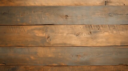 Naklejka premium Rustic Brown and Gray Weathered Wood Planks Texture Background