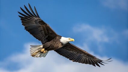 Obraz premium bald eagle in flight