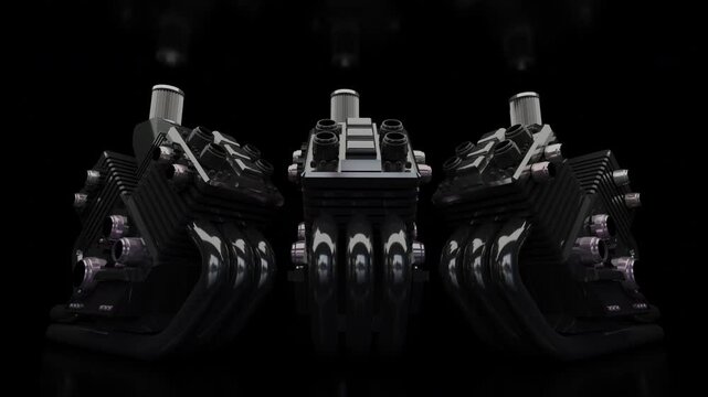 Industrial engine vj loop