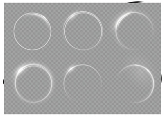 Png light line, circle swirl twirl, white spiral wave, round background abstract beam, bright circulation curve, effect energy flare