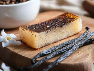 High-Quality, Real Vanilla Bean Paste featuring Fresh Natural Vanilla Pods for Baking and Culinary Creations