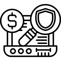 Saving Money Icon Vector Element