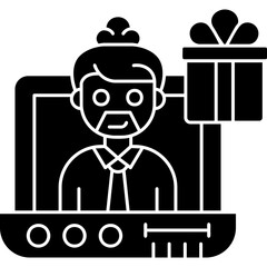 Auction Icon Vector Element