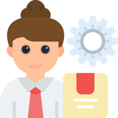 Manufacturer Icon Vector Element