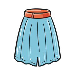 midi skirt icon, midi skirt vector illustration-simple illustration of midi skirt, perfect for midi skirt logos and icons