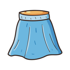 skirt icon, skirt vector illustration-simple illustration of skirt, perfect for skirt logos and icons