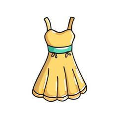 sundress icon, sundress vector illustration-simple illustration of sundress, perfect for sundress logos and icons