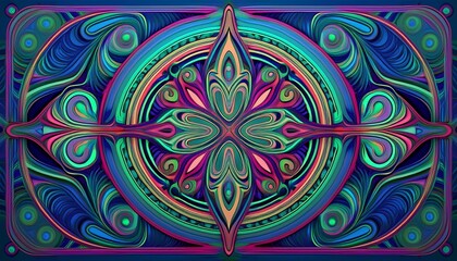 abstract fractal background