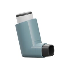 Asthma Inhaler Device: A Detailed 3D Render of a Modern Inhaler for Respiratory Health
