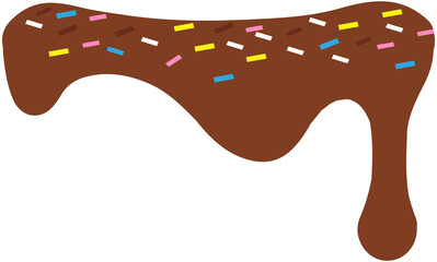 Sweet Chocolate cream drop