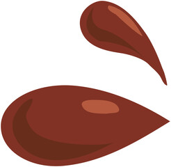 Chocolate splash icon
