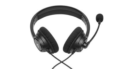 Isolated headphones with microphone