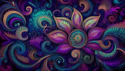 abstract fractal background