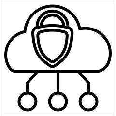 Network Simple Icon Vector Illustration Concept