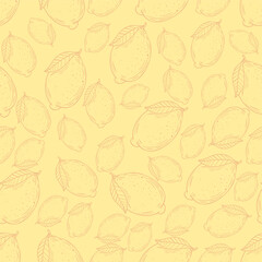seamless Leamon pattern  vactor