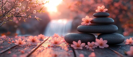 The serene ambiance of a wellness retreat is captured in a banner that beckons viewers to focus on relaxation and self-care for improved overall well-being