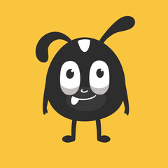 Cute Monster Meme Sticker T-shirt Vector Cute Illustration