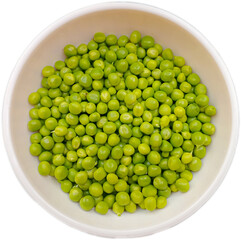 Fresh green peas