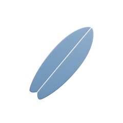 A Stunning Blue Surfboard Design Awaiting Ocean Adventures