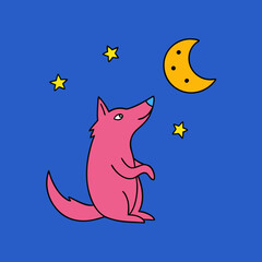 Halloween pumpkin and ghost in dark