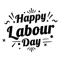 Obraz premium Happy Labour Day Graphic