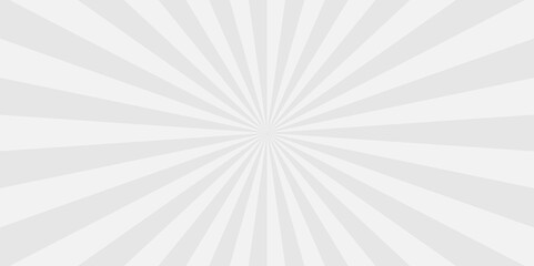 Abstract gray background with rays retro starburst abstract. Sunburst background vector illustration pattern beam rays. Spiral radial striped backdrop design.	