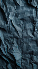 Fototapeta premium Textile Texture and Depth: An abstract study of a dark blue textile's folds and shadows, offering a tactile and textured experience