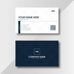 Business card design template, modern simple professional minimalist visiting card design template
