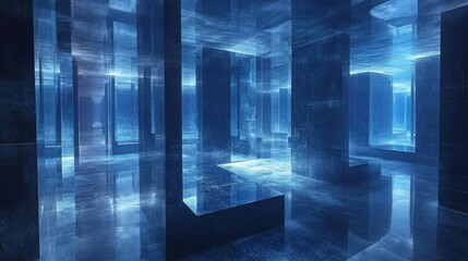 3d rendering of abstract technology concept background. Hi-tech future.