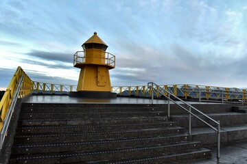  Yellow Lighthouse by the Sea &ndash; Reykjav&iacute;k, Iceland