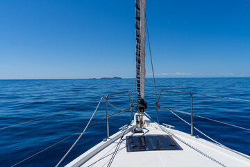 on a yacht
