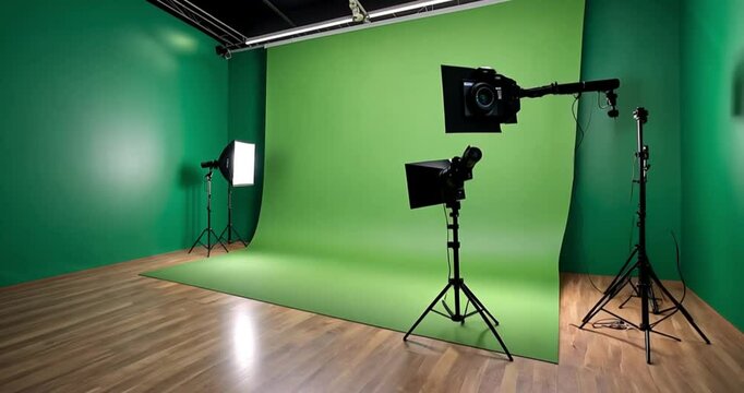 photo camera in studio