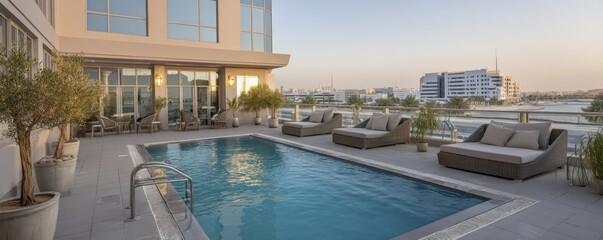 Creamy yellow banana milkshake in a glass, topped with whipped cream - cold shot styling textured