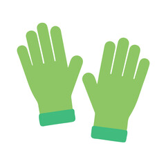 Obraz premium Garden Gloves Icon Vector