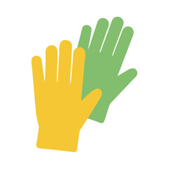 Obraz premium Garden Gloves Icon Vector
