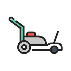 Obraz premium lawn-mower-icon