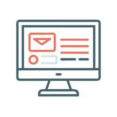 Monitor Icon Vector
