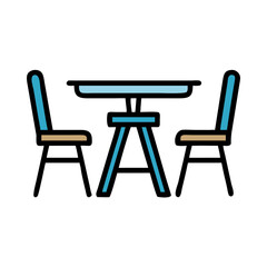 Patio Furniture Icon Vector