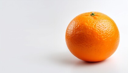 Medium size Orange fruit isolated on a white background.