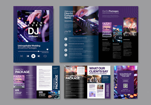 Event DJ Brochure Layout