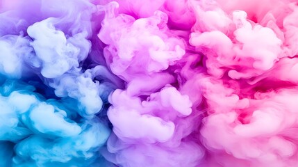 Fototapeta premium Colorful Abstract Swirls of Smoke and Ink in Water Background