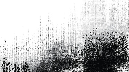 Dirty grunge background. The monochrome texture is old. Vintage worn pattern. Abstract Background with black blots and ink splashes isolated