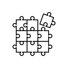  puzzle , icon, flat, design, vector, illustrations, education, style, trendy, collections