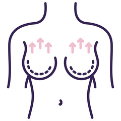 Breast Augmentation Icon