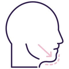 Chin Augmentation Icon